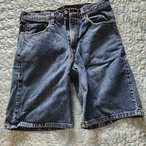 Levi's Dark Blue Denim Jean Shorts